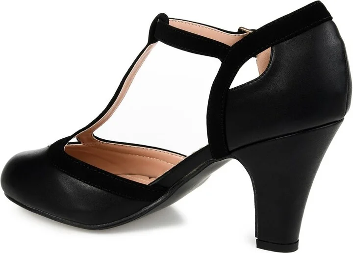 JOURNEE Olina T-Strap Pump - Wide Width - Image 2