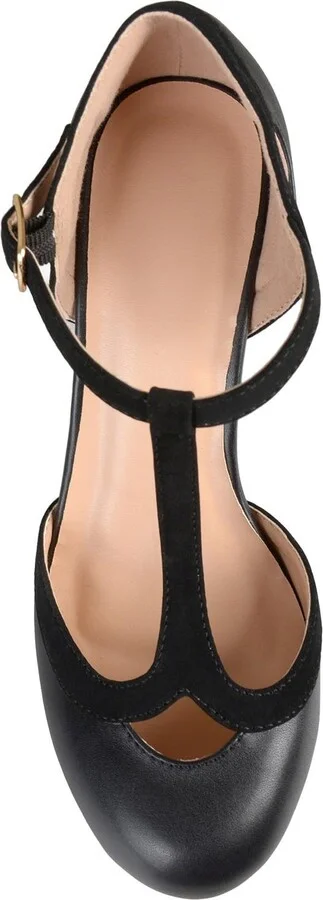 JOURNEE Olina T-Strap Pump - Wide Width - Image 4