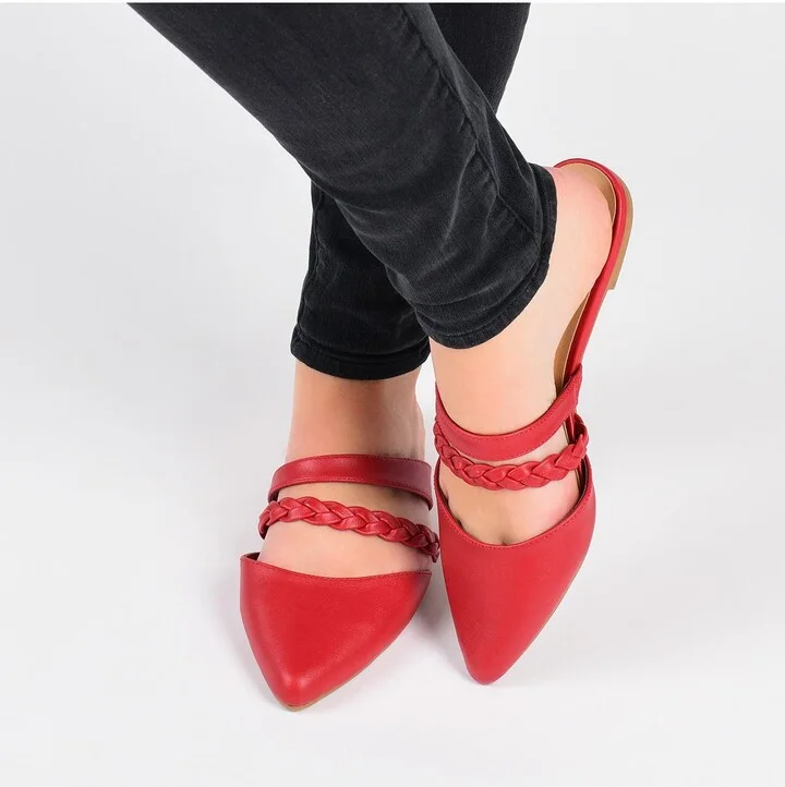 JOURNEE Olivea Braided Strap Mule - Image 5