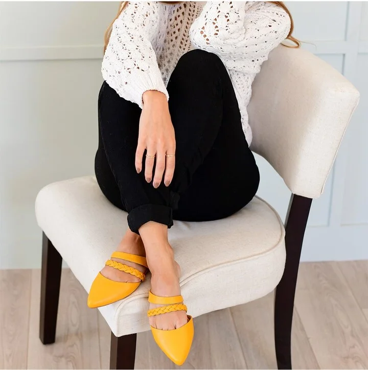 JOURNEE Olivea Braided Strap Mule - Image 6