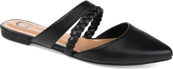 JOURNEE Olivea Braided Strap Mule