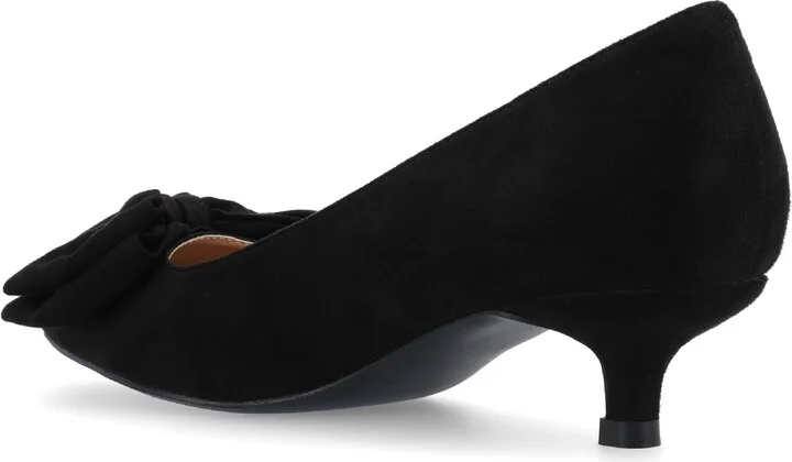 JOURNEE Orana Bow Kitten Heel Pump - Image 2