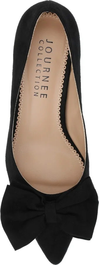 JOURNEE Orana Bow Kitten Heel Pump - Image 5