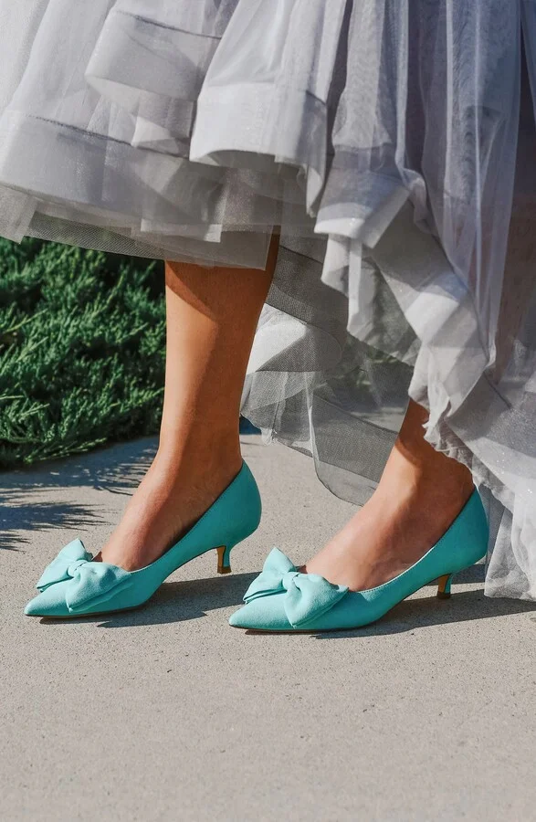 JOURNEE Orana Bow Kitten Heel Pump - Image 8