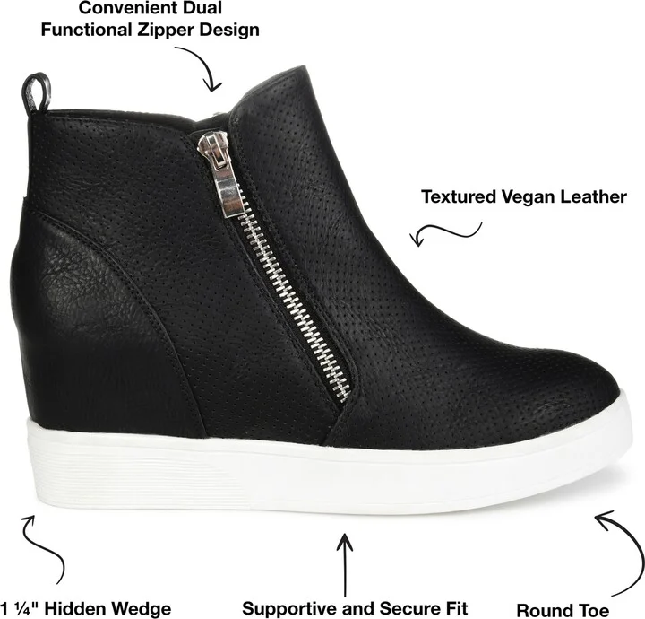 JOURNEE Pennelope Wedge Heel Sneaker - Image 10