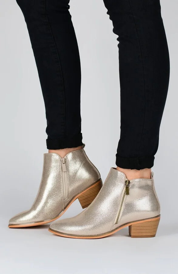JOURNEE Rebel Side Zip Bootie - Image 10