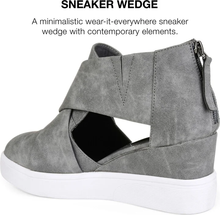 JOURNEE Seena Crossover Platform Wedge Pump - Image 9