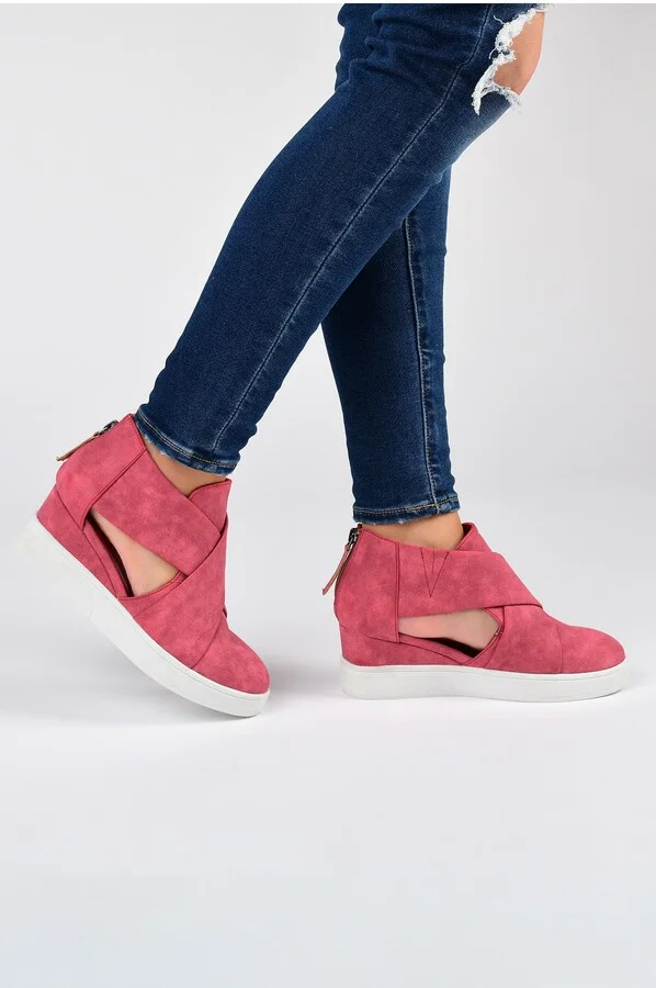 JOURNEE Seena Crossover Platform Wedge Pump - Image 11