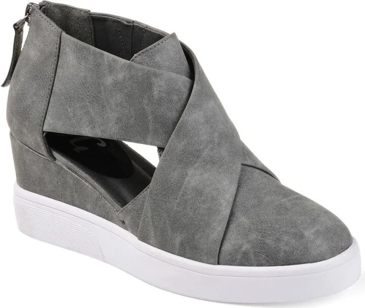 JOURNEE Seena Crossover Platform Wedge Pump