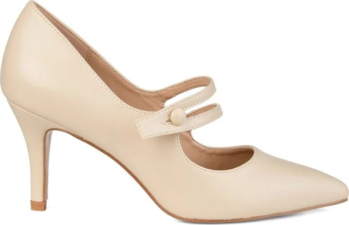 JOURNEE Sidney Pointed Mary Jane Pump - Image 3