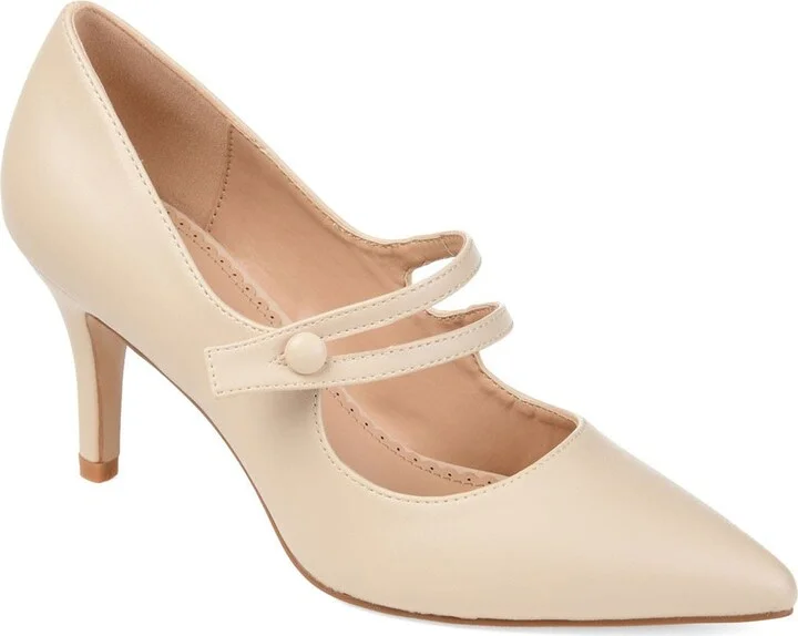 JOURNEE Sidney Pointed Mary Jane Pump