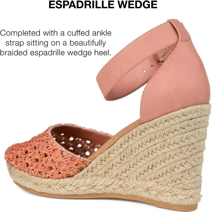 JOURNEE Sierra Woven Espadrille Wedge Sandal - Image 9
