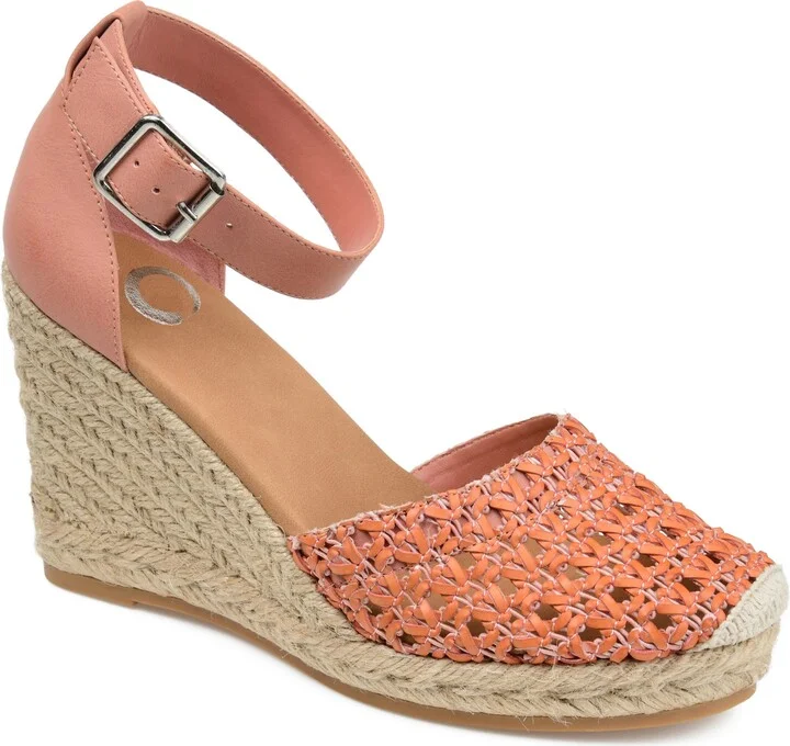 JOURNEE Sierra Woven Espadrille Wedge Sandal