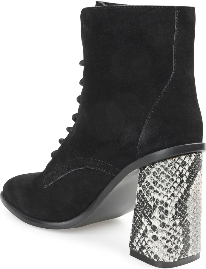 Journee Signature Edda Lace-Up Bootie - Image 2