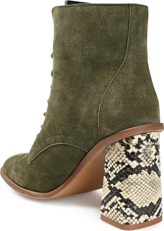 Journee Signature Edda Lace-Up Bootie - Image 8