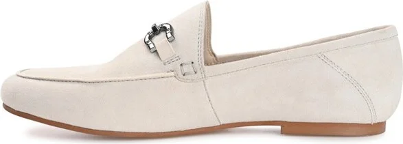 Journee Signature Women's Genuine Leather Giia Loafer Round Toe Slip On Flats Sage - Image 3