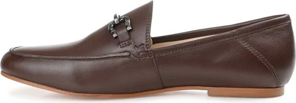 Journee Signature Women's Genuine Leather Giia Loafer Round Toe Slip On Flats Sage - Image 6