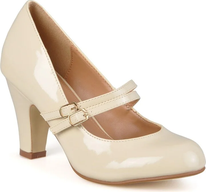 JOURNEE Wendy Patent Mary Jane Pump