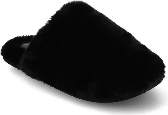 Journee Women' Jayde Soft Pluh Round Toe Cuhioned Scuff Slipper, Leopard S(5-6)