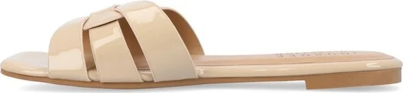 Journee Women's Arrina Flat Sandals Blue - Image 4