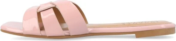 Journee Women's Arrina Flat Sandals Blue - Image 8
