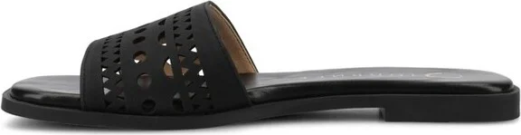 Journee Women's Brodie Flat Sandals, Bone - Image 2