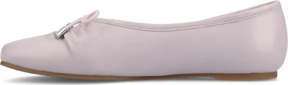 Journee Women's Callee Medium and Wide Width Ballet Dress Flats, Silver - Image 8