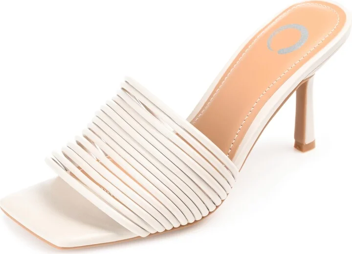 Journee Womens Calliope Tru Comfort Foam Open Toe High Stiletto Sandals