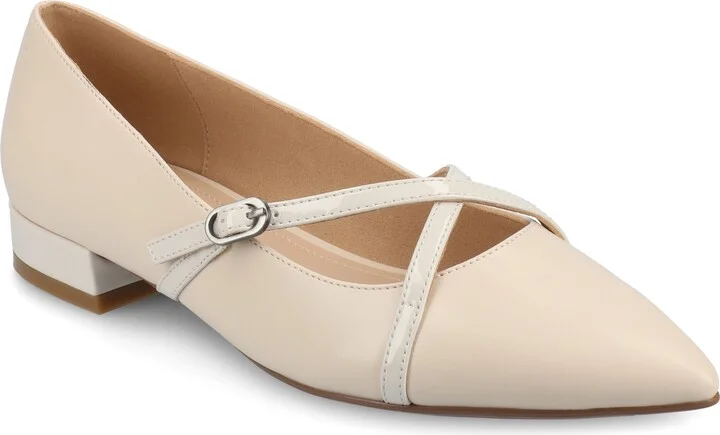 Journee Women's Camby Medium and Wide Width Dress Flats