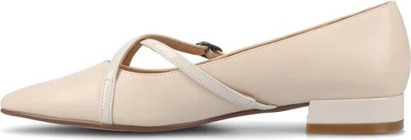 Journee Women's Camby Medium and Wide Width Dress Flats, Lilac 6W - Image 5