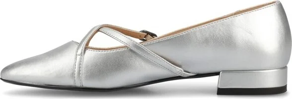 Journee Women's Camby Medium and Wide Width Dress Flats, Lilac 6W - Image 10