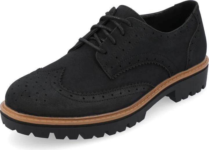Journee Women's Comfort Foam Claudiya Oxford Black
