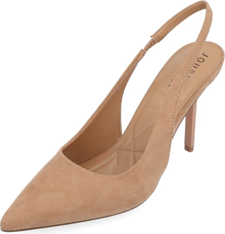 Journee Women's Comfort Foam Elenney Pumps Tan