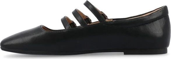 Journee Women's Darlin Medium and Wide Width Dress Flats, Tan - Image 6