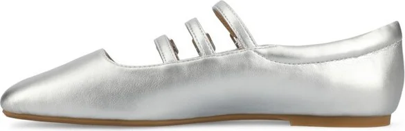 Journee Women's Darlin Medium and Wide Width Dress Flats, Tan - Image 11