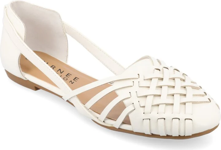 Journee Women's Ekko Medium and Wide Width Flat Sandals