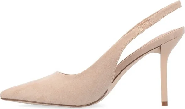 Journee Women's Elenney Medium and Wide Width Pumps, Snake/Brown 6W - Image 3