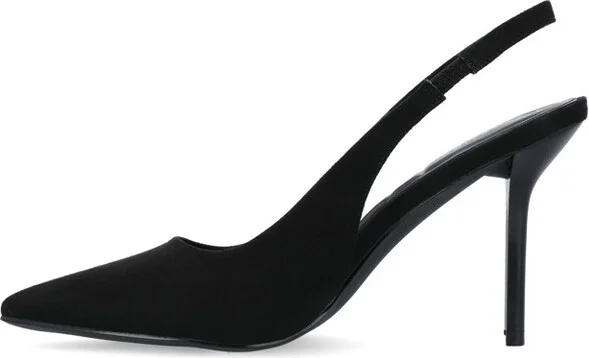 Journee Women's Elenney Medium and Wide Width Pumps, Snake/Brown 6W - Image 7