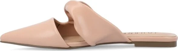 Journee Women's Enniss Mule Flats, Champagne - Image 3