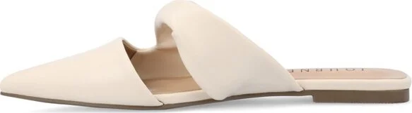 Journee Women's Enniss Mule Flats, Champagne - Image 4