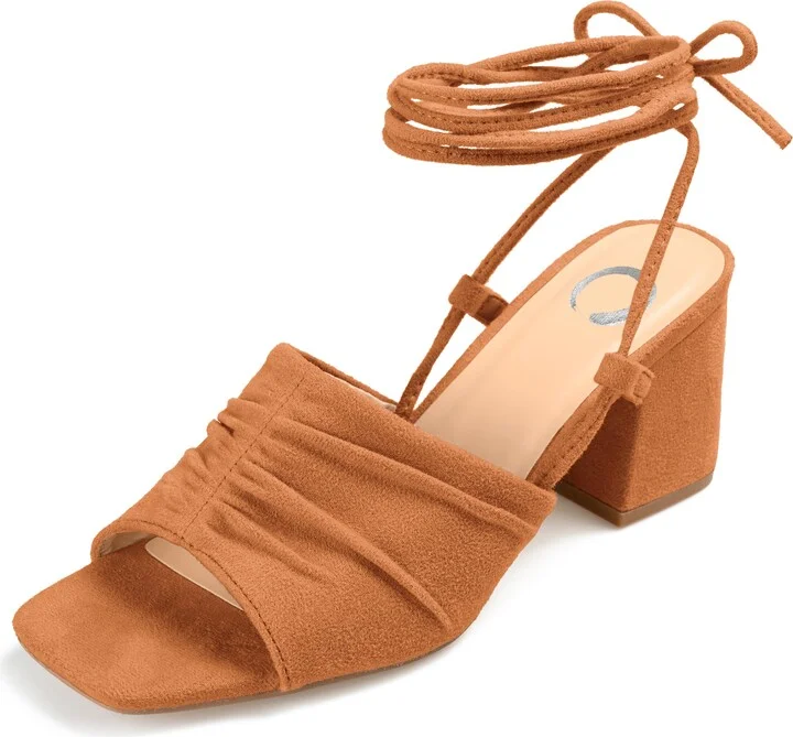 Journee Women's Felisity Dress Sandals Cognac