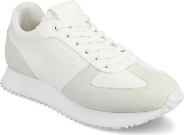 Journee Women's Flow Casual Sneakers, White