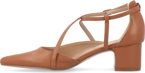 Journee Women's Galvinn Medium and Wide Width Pumps, Lilac 8W - Image 3