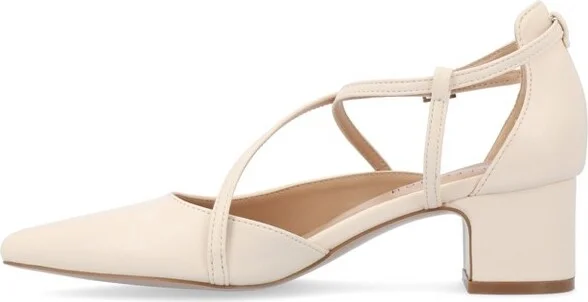 Journee Women's Galvinn Medium and Wide Width Pumps, Lilac 8W - Image 7