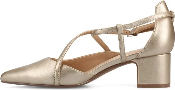 Journee Women's Galvinn Medium and Wide Width Pumps, Lilac 8W - Image 8