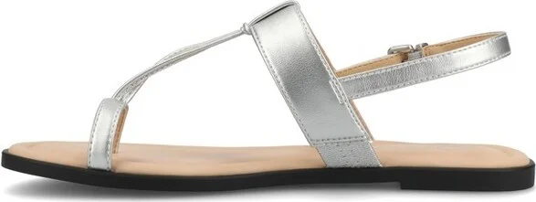 Journee Women's Gerra Flat Sandals, Champagne - Image 3