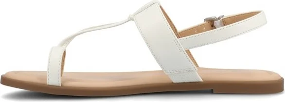 Journee Women's Gerra Flat Sandals, Champagne - Image 4
