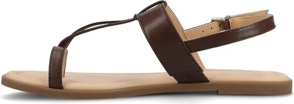 Journee Women's Gerra Flat Sandals, Champagne - Image 5