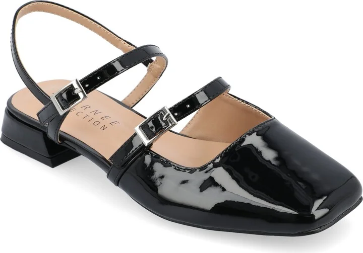 Journee Womens Gretchenn Wide Width Flats