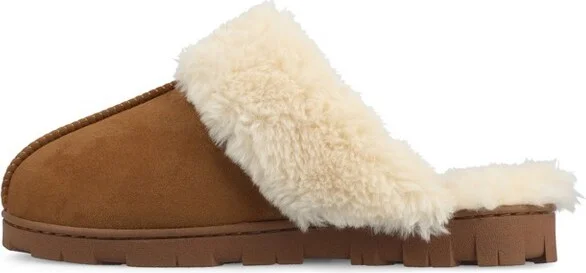 Journee Women's Kai Sip On Round Toe Scuff Sippers, Tan L(9-10) - Image 2